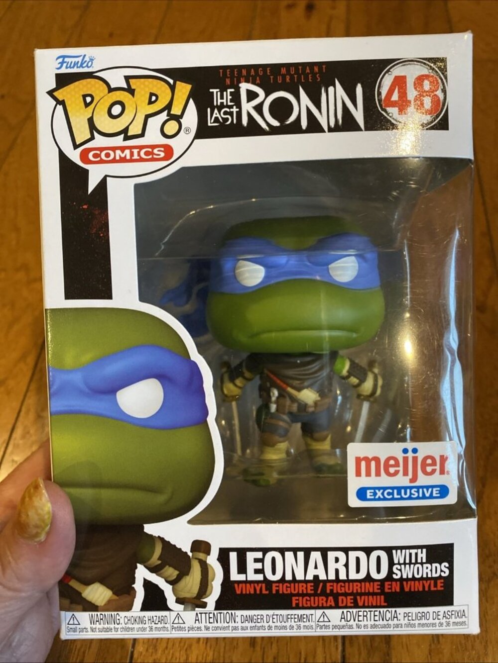 Funko Pop! Comics TMNT The Last Ronin Leonardo #48 Meijer Exclusive Swords